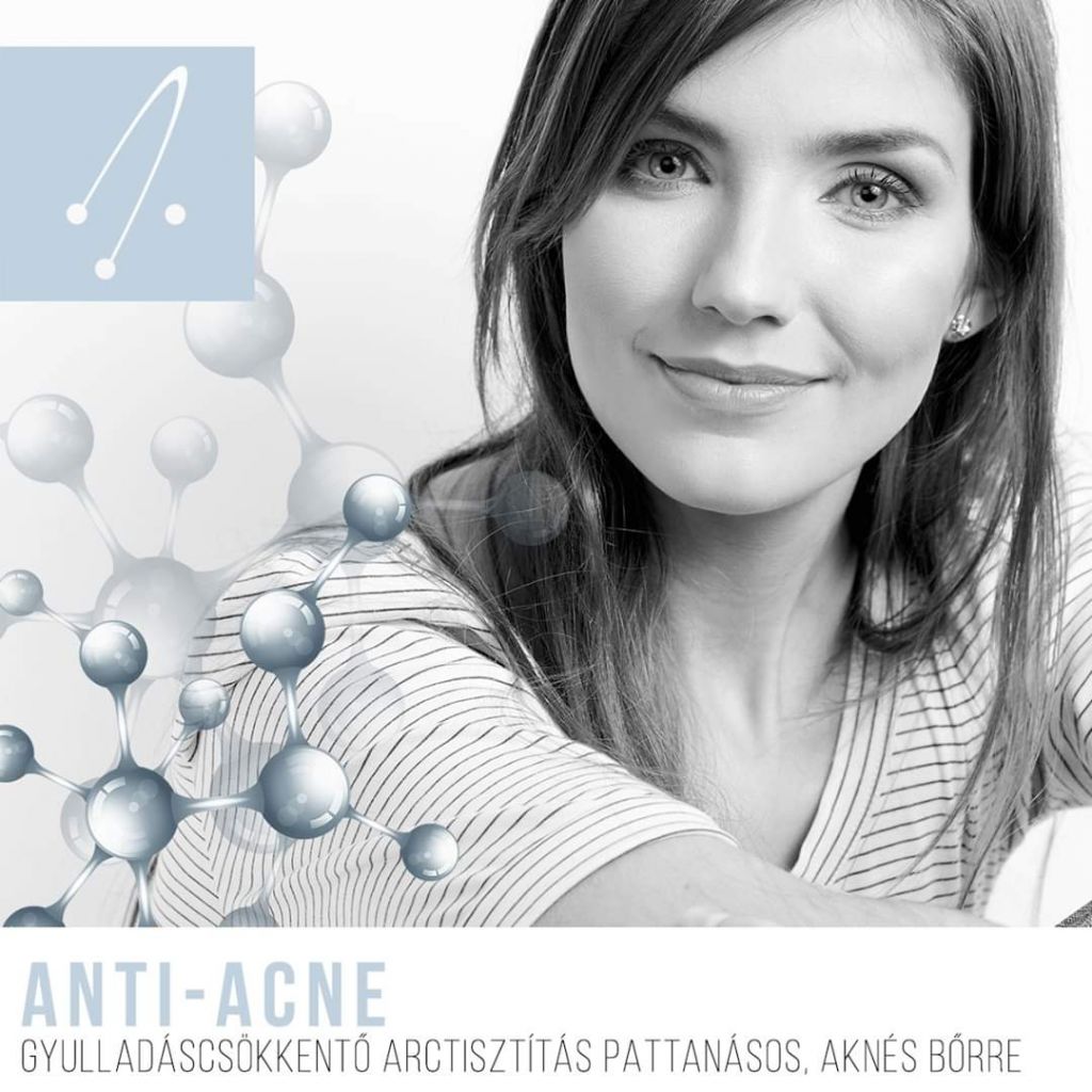 ANTI-ACNE gyulladáscsökkentő, arctisztítás pattanásos, aknés bőrre