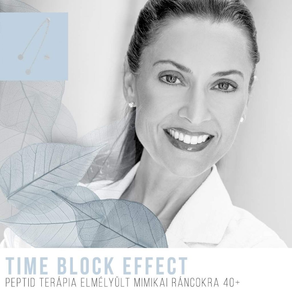 TIME BLOCK EFFECT - Peptid terápia elmélyült mimikai ráncokra 40+